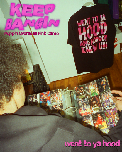 Poppin Overseas Keep Bangin Tee